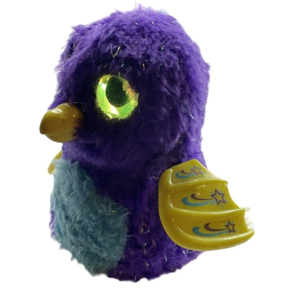Hatchimals Draggle Purple Yellow Dragon Electronic Toy Plush Spin Master - Picture 3 of 11